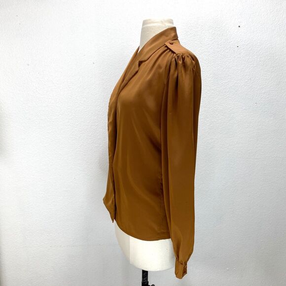 Vintage Rae Hepburn California Blouse Size 6 USA Secretary Career Evening Wear - Picture 4 of 10